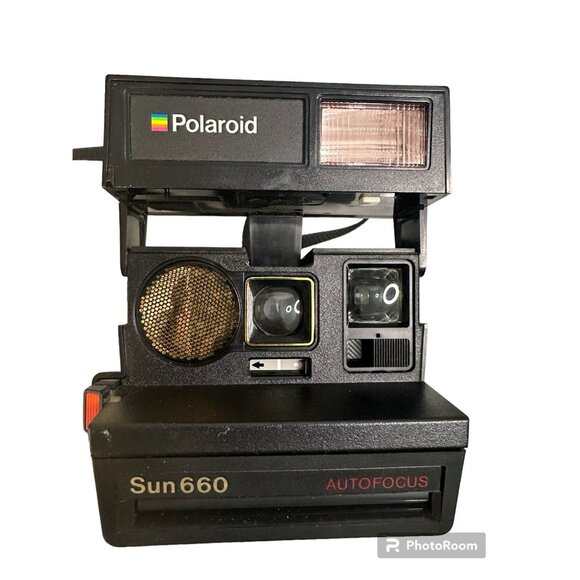 Vintage Polaroid Sun 660 Autofocus Instant Camera - Picture 2 of 9